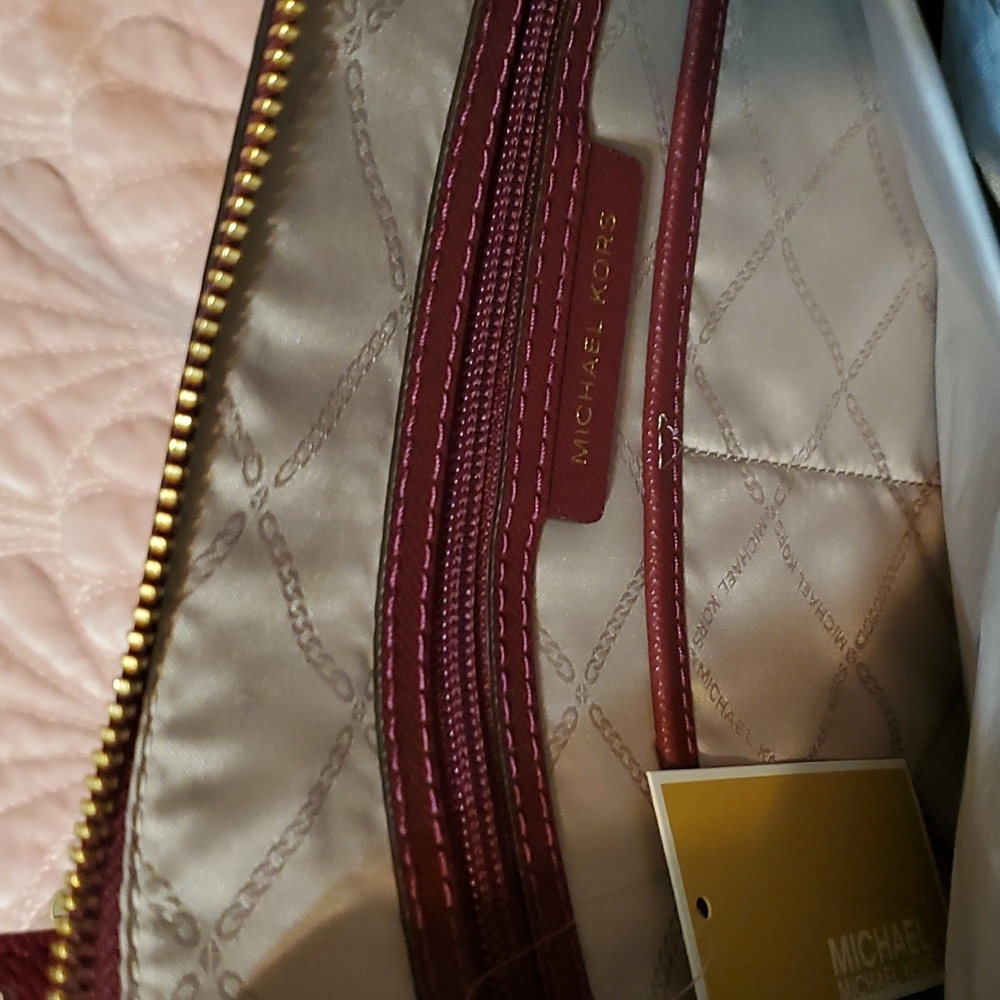 Michael Kors Dark Berry Tote - Picture 8 of 12